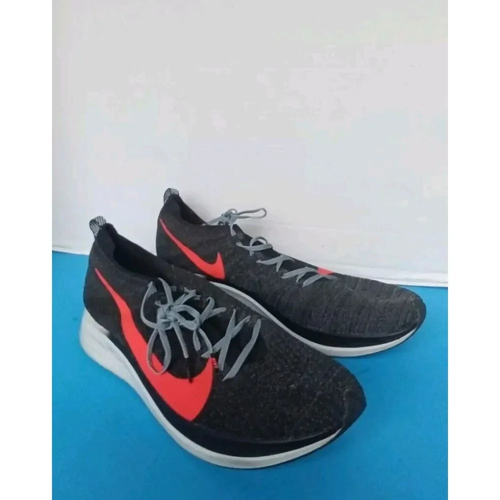 Nike Zoom Fly‎ Flyknit Running Shoes Black/Crimson Athletic Sneakers Lightweight